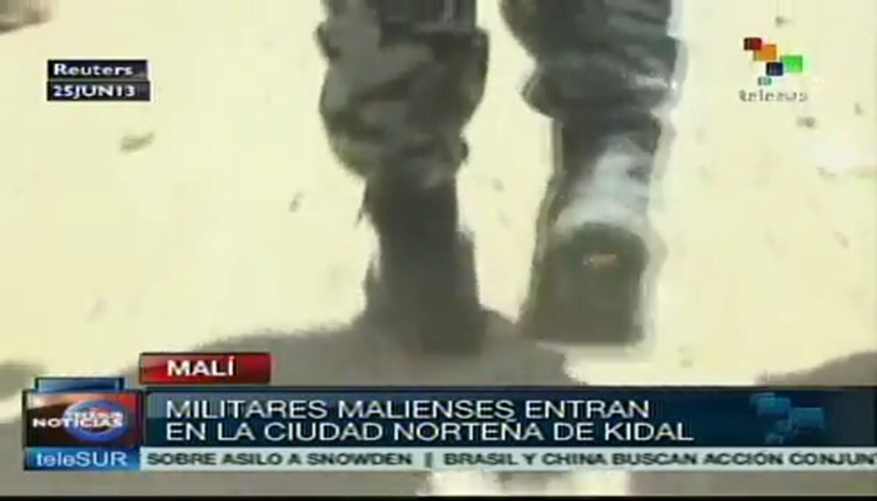 Ejercito de Mali visita la ciudad norteña de Kidal