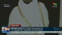 Emir de Qatar abdica al trono en favor de su hijo