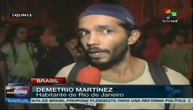 Sociedad brasileña respalda propuesta de reforma de Dilma Rousseff