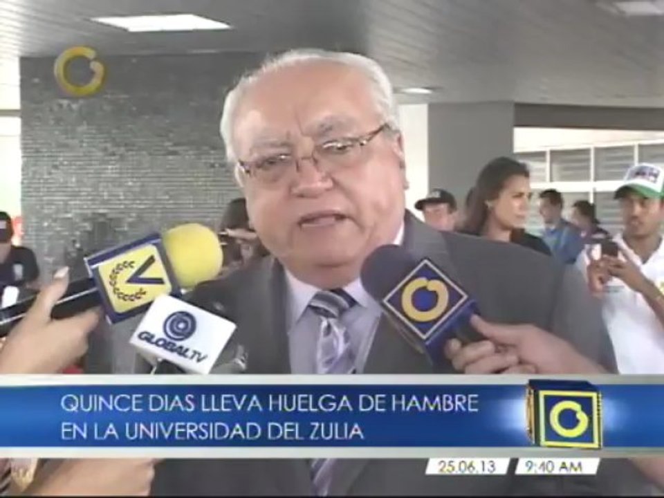 15 días cumple la huelga de hambre en la Universidad del Zulia