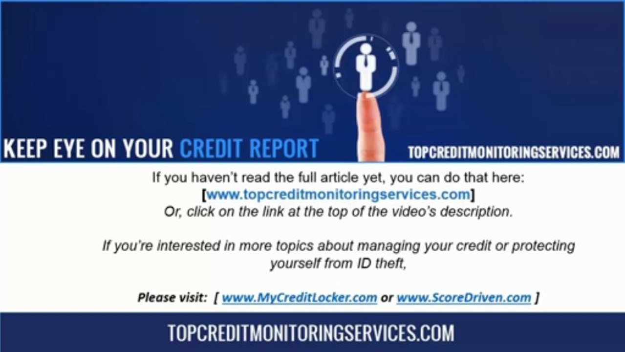 What do credit monitoring services do