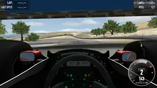 Simraceway Beta - McLaren MP4 4 at Laguna Seca