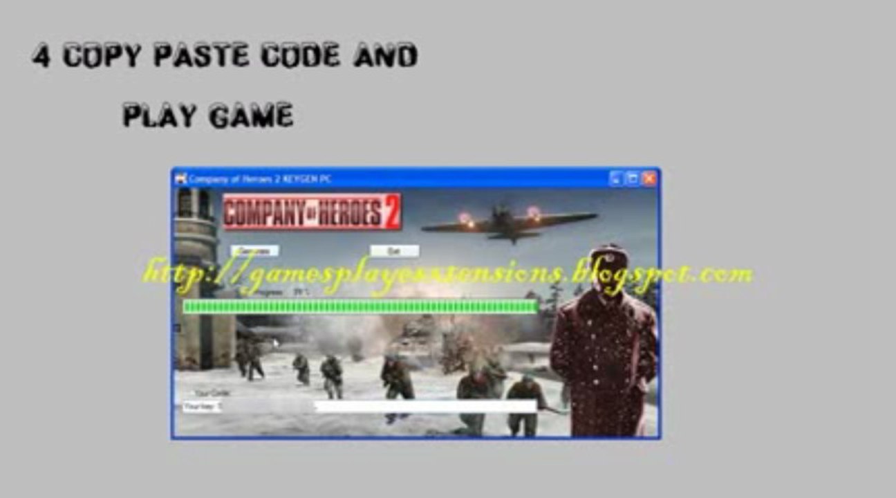 LOOK Company of Heroes 2 KEYGEN PC