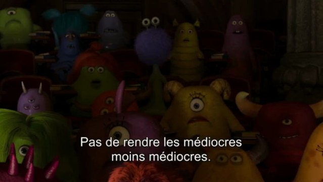 Monstres Academy - Extrait: l'annonce de la doyenne Hardscrabble [VOST|HD1080p]