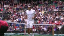 Roger Federers brilliant volley at Wimbledon 2013
