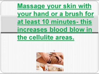 coffee cellulite wraps tip 5 massage your skin for 5 minutes
