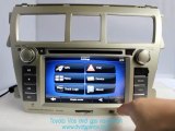 HD DVD Player Toyota Vios GPS Navigation Bluetooth Radio Head unit touch screen