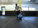 Swiss-Ball Band punch - Free MMA Training Workouts