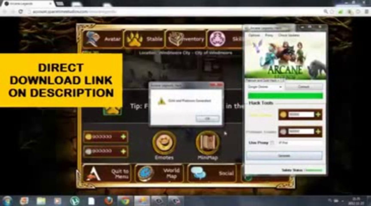 Arcane Legends Gold and Platinum Hack [JUNE 2013]