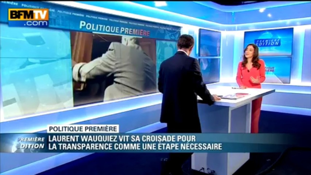 Politique Première: Laurent Wauquiez, porte-drapeau de la transparence à l'UMP - 26/06