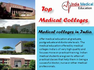 Top Medical Colleges - Your Gateway Of Successful Medical Profession