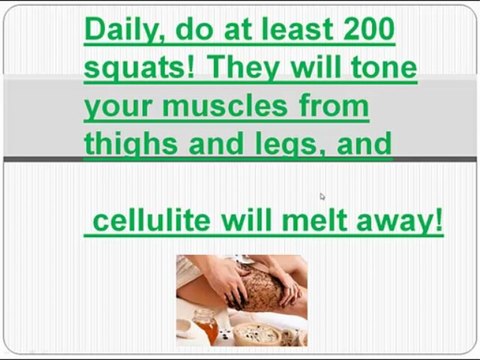 coffee cellulite wraps tip 8 do 200 squats daily