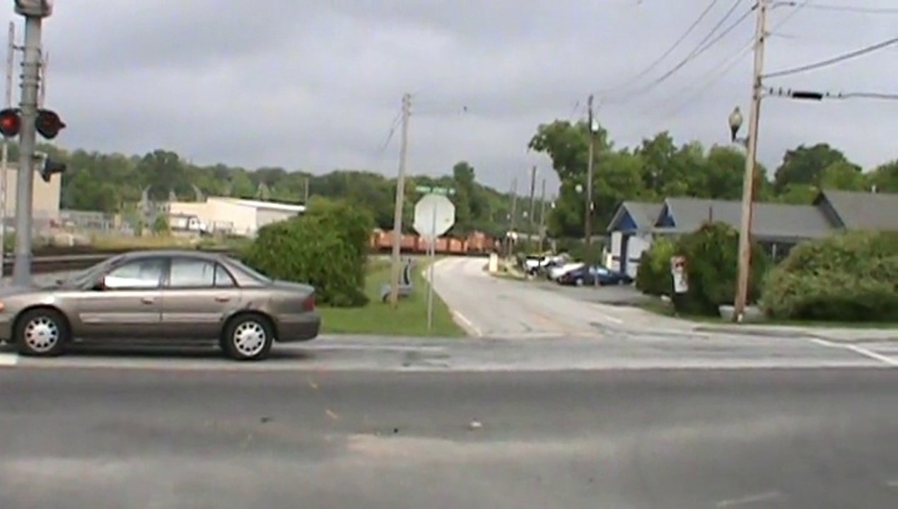 Norfolk Southern autorack train southeast through Austell Ga.