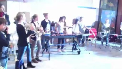 Classe orchestre au collège