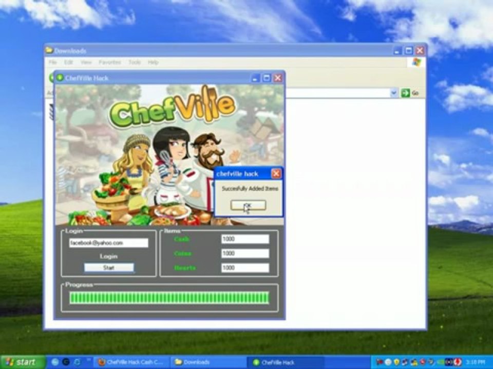 Chefville hack (coins) [with proof]