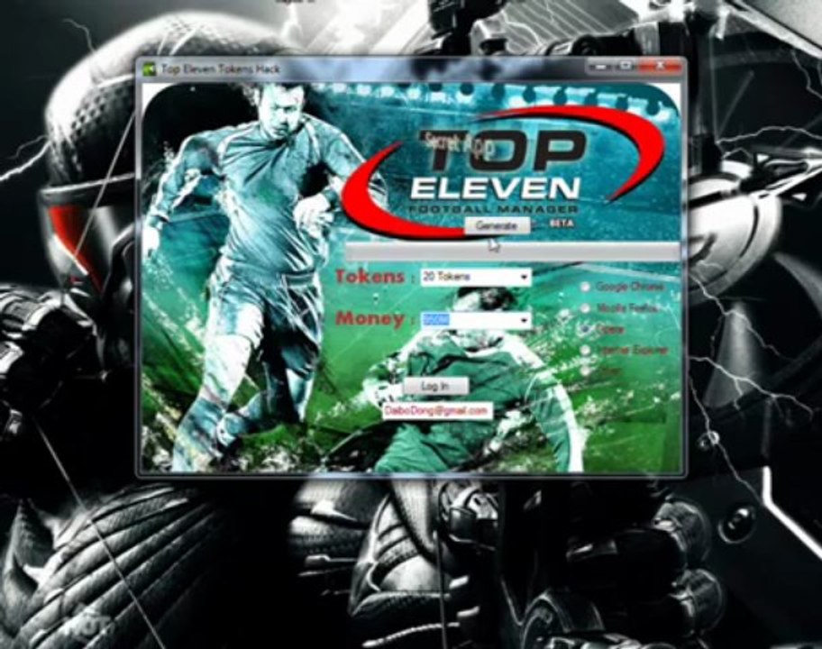 Top Eleven Tokens Hack Generator [2013]