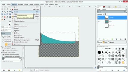 Creer un bouton web avec Gimp simplement