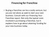 BUYING A BUSINESS CONSIDER A FRANCHISE OPPORTUNITY TODAY