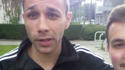 Apres match Pocho et Poulet