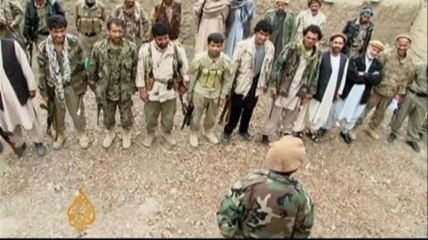 Afghan forces take stand against Taliban