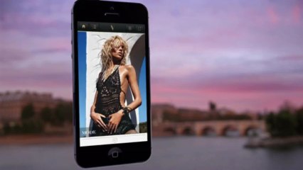 Vogue Paris enriched iPhone app English teaser video