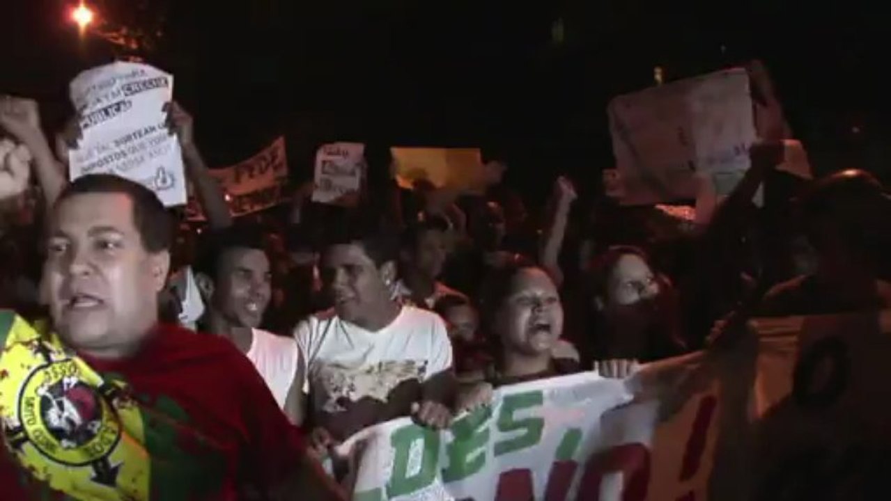 Favela de Río protesta