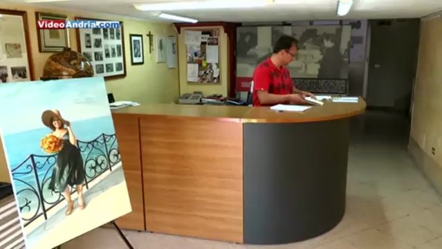 Le opere di Riccardo Loconte esposte presso Grafiche Gugliemi ad Andria