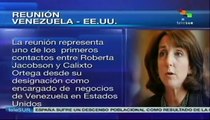 Encargado de negocios venezolano se reunió con Roberta Jacobson