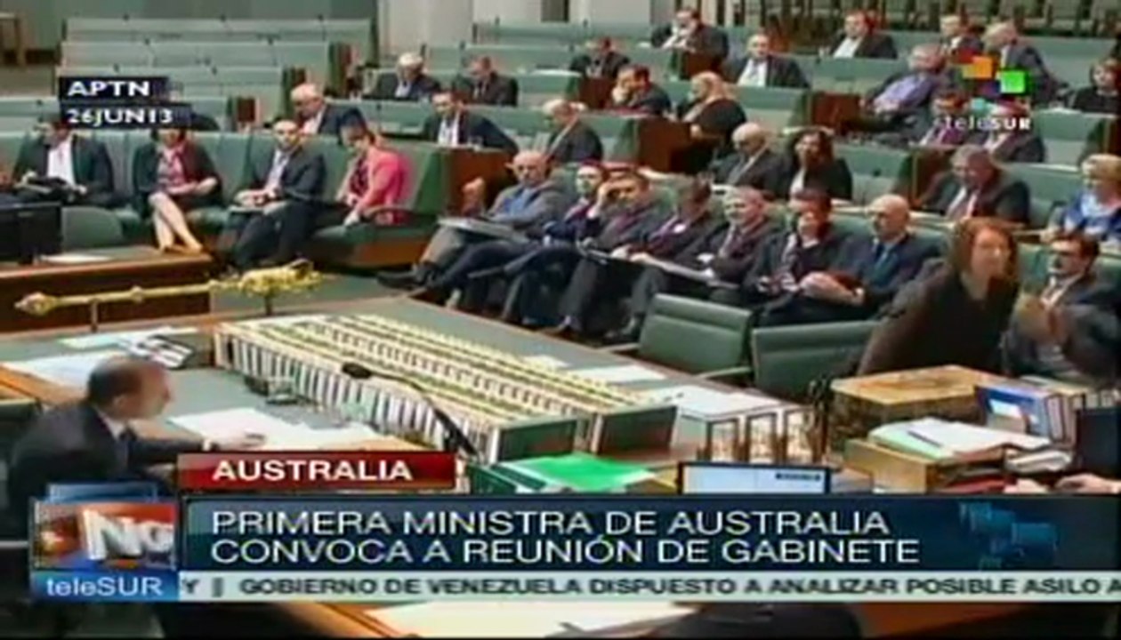 Primera ministra australiana anuncia elecciones internas en su partido