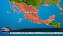 Huracán Cosme causa lluvias en la costa del Pacífico mexicano