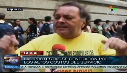 Sociedad brasileña sigue demandando mejoras sociales