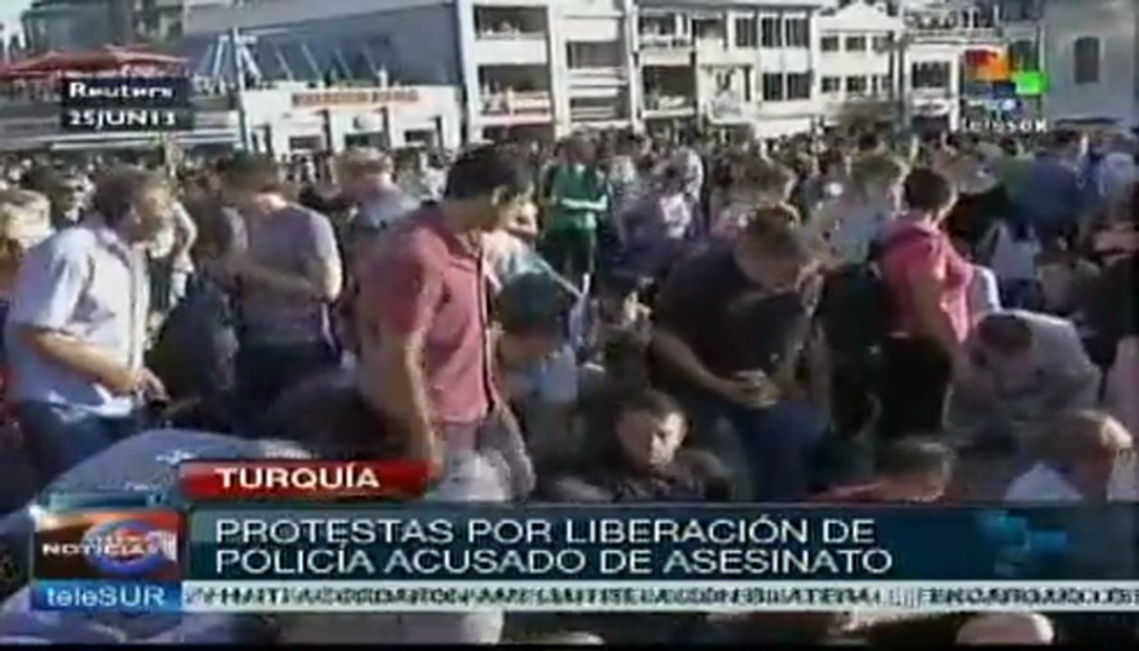 Liberan a policía turco acusado de asesinar a un manifestante