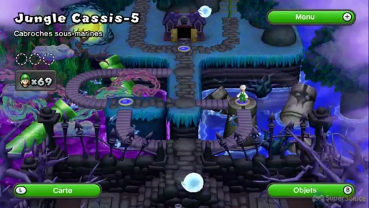 Soluce New Super Luigi U : Niveau 5-5 Passage secret