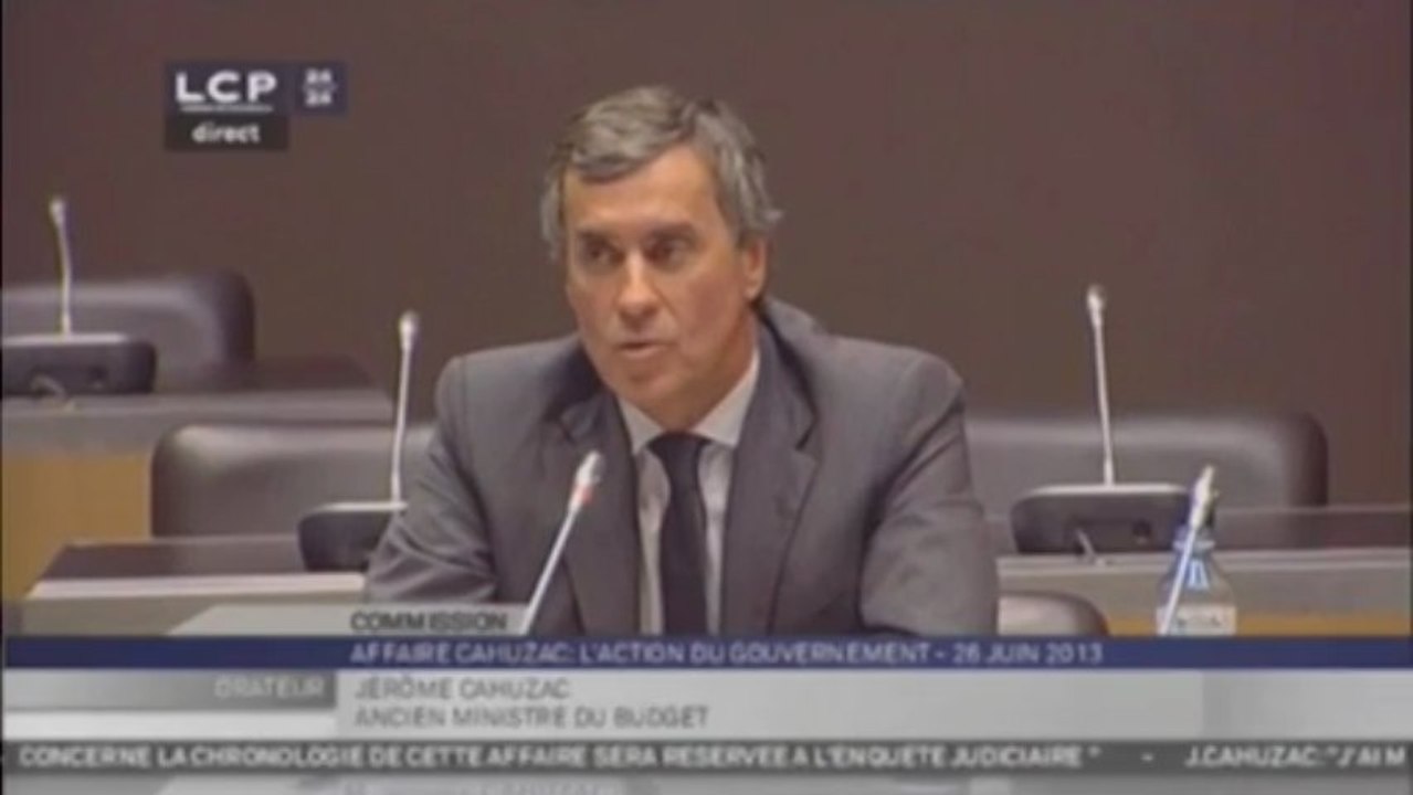 Cahuzac et sa blague sur Ayrault "pour vous détendre"