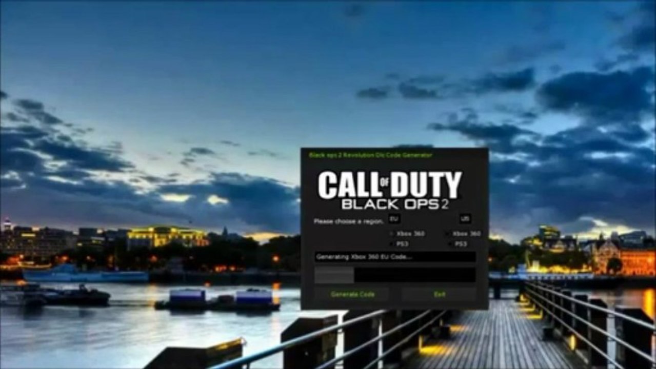 Black Ops 2 Revolution Map Pack DLC Code Generator PS3 XBOX