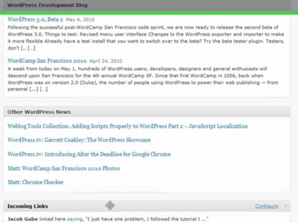 Learn How to Work with the Wordpress Dashboard