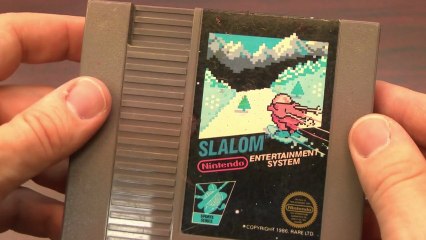Classic Game Room - SLALOM review for NES
