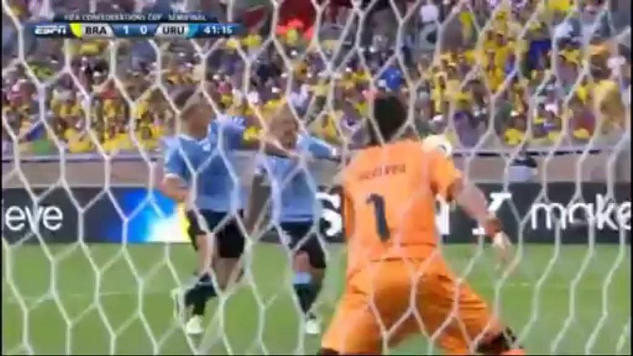 Brasil 1-0 Uruguay (Gol de Fred) COPA CONFEDERACIONES