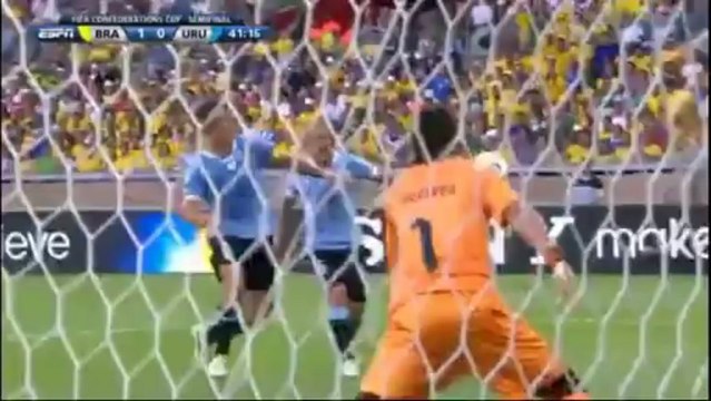 Brasil 1-0 Uruguay (Gol de Fred) COPA CONFEDERACIONES