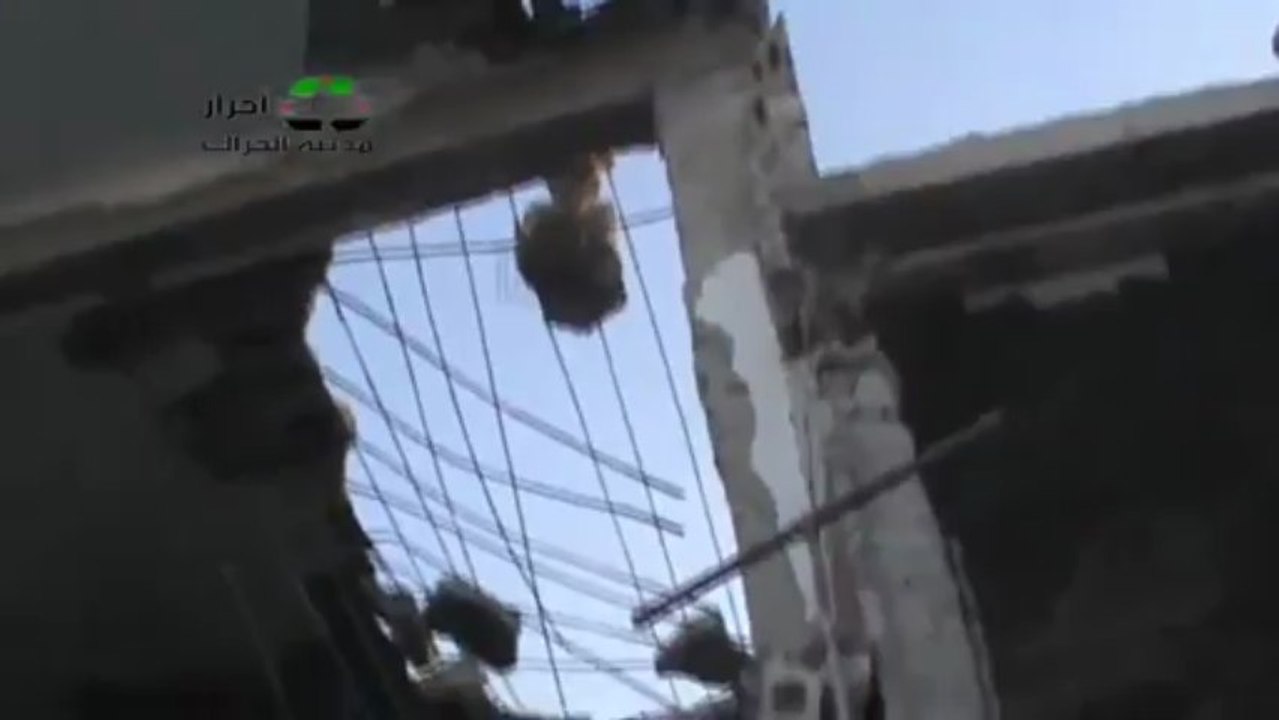 درعا الحراك آثار الدمار جراء القصف العنيف على منازل المدنيين 2 7 2013