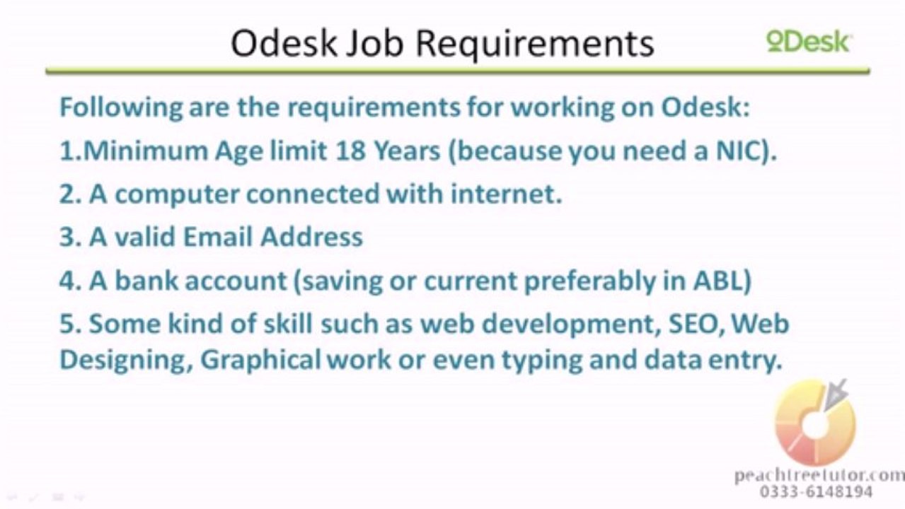 05. Odesk Requirments