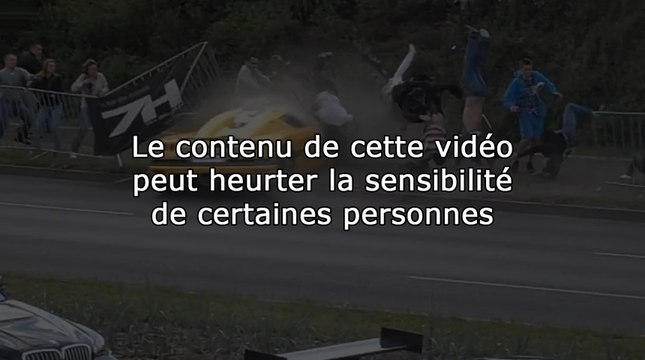 Voiture fonce dans le public au Gran Turismo Polonia 2013