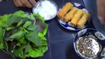 Vietnam Cookery Center - Vietnamese spring rolls with pork and seafood stuffing+fish sauce dip