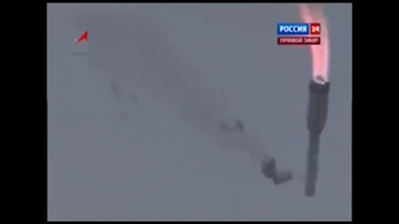 Une fusée russe explose avec 3 satellites