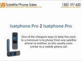 Does it cost me to receive a call from a landline using my isatphone pro satellite phone