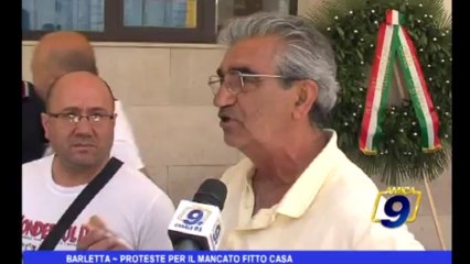 Barletta | Proteste per il mancato fitto casa