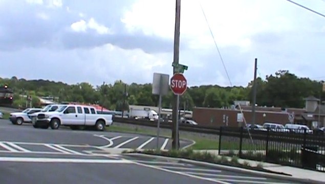 Norfolk Southern rail maintmence train southeast through Austell Ga.