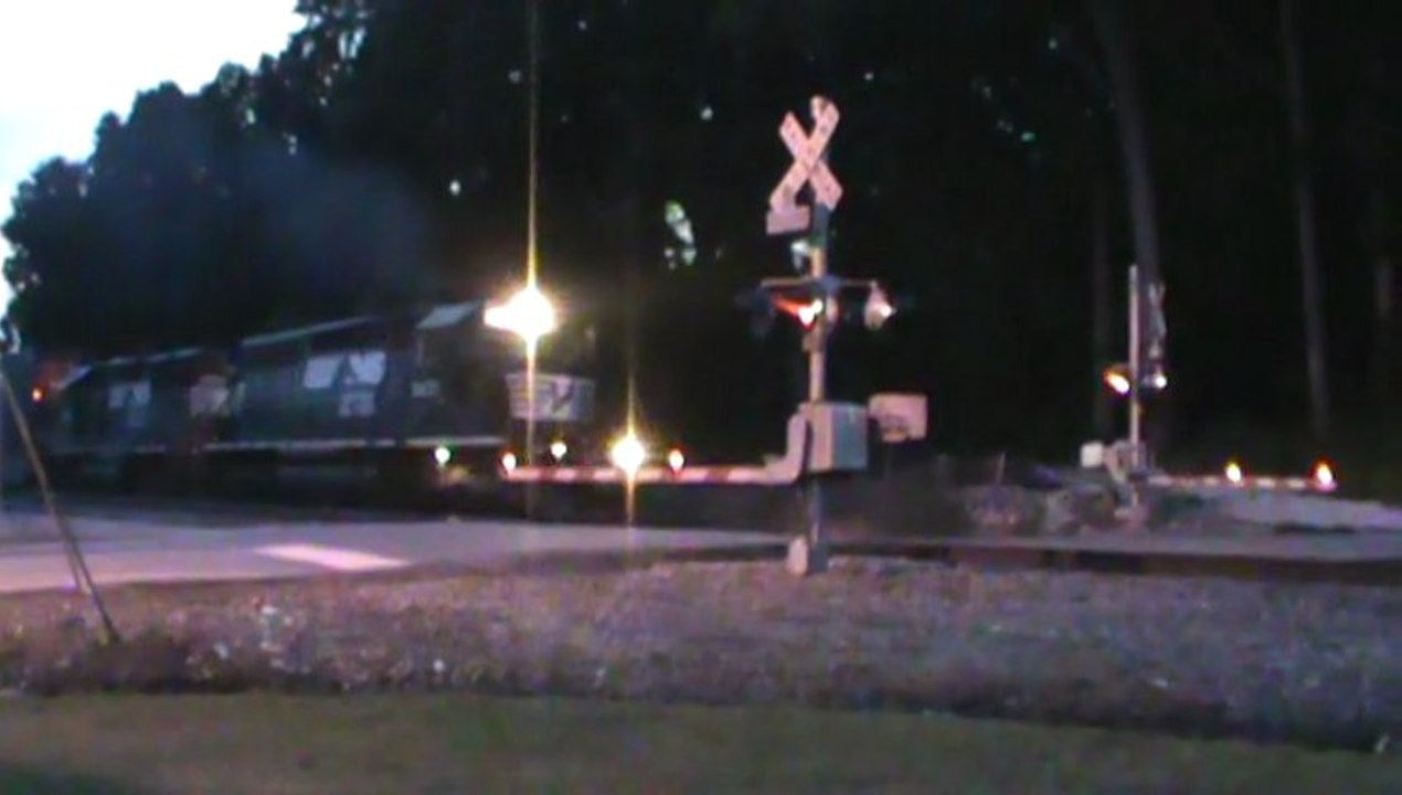 Norfolk Southern stack train out  of Whitaker Yard through Mableton Ga.