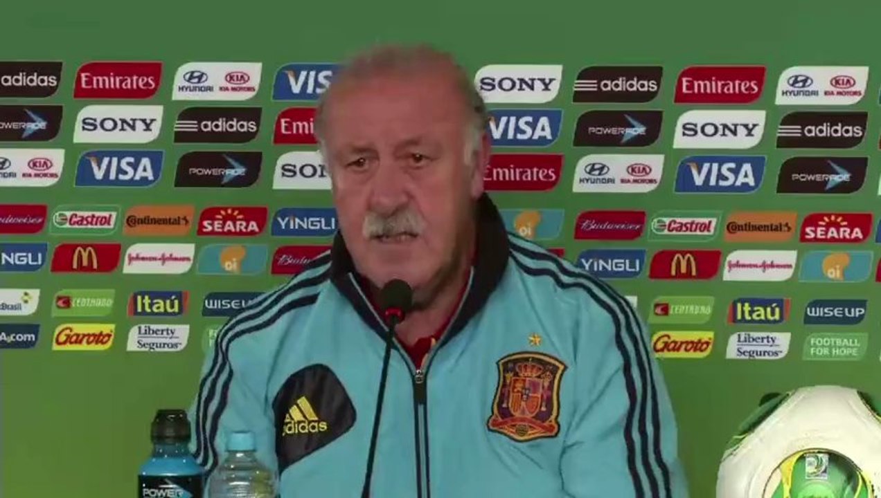 DEL BOSQUE TALKS OF SPAINISH TEAM