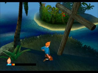 Direct Live Tintin Objectif Aventure (PS1) - Le Trésor de Rackham Le Rouge